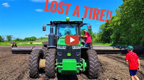 Millennial Farmer Dad S Top 10 Scary Moment On The Farm The John Deere 8295r Lost A Tire