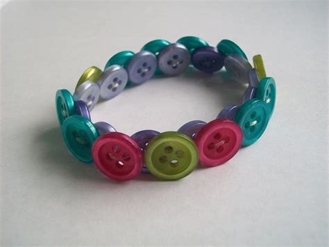 Button Bracelet · A Button Bracelet · Jewelry Making On Cut Out Keep