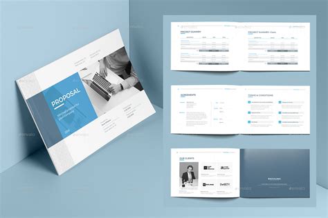 word proposal template  brochures graphicriver