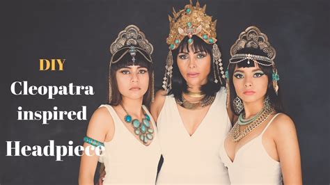 Diy Cleopatra Inspired Headdress Youtube