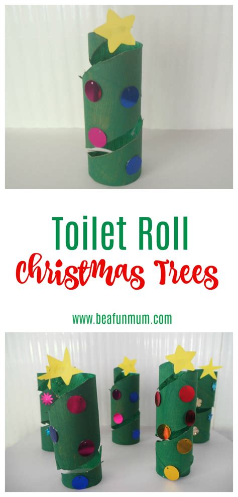 Toilet Roll Christmas Trees Be A Fun Mum