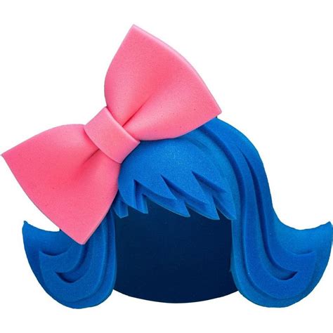 Blue Hair Foam Party Hat For Adults Party City