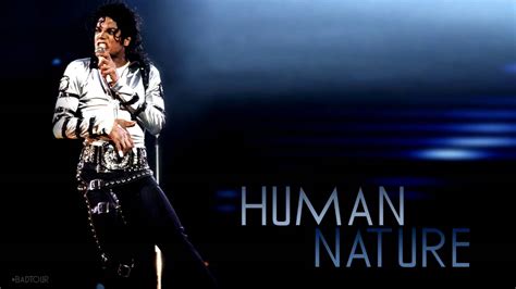 Michael Jackson Human Nature Bad Tour 1988 Studio Version Youtube