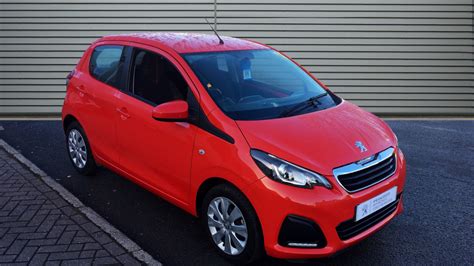 Used Peugeot 108 Hatchback 10 Active 2 Tronic 5dr Automatic Red