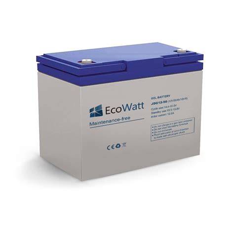 Les types de technologie de batterie à décharge lente. Batterie solaire gel 24ah 12v décharge Lente - EcoWatt