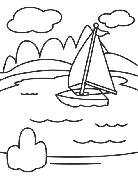 Printable Lake Coloring Page Free Printable Coloring Pages For Kids