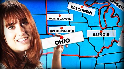 Americans Try Labeling Midwestern States Youtube