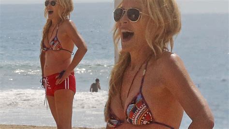 Sharon Stone Is Ageless As She Shows Off Incredible Bikini Body On The Beach In Malibu