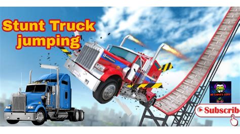 Stunt Truck Jumping Game Play Youtube