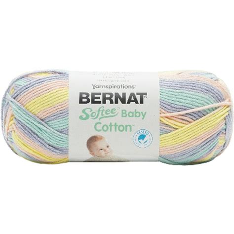 Bernat Cotton Softee Baby Yarn 120 G42 Oz Candy Colors Varg