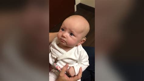 Adorable Moment Deaf Baby Girl Cries With Joy After Hearing Her Mums
