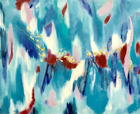 Abstract In Turquoise Oil By Grace Nowlin Abstract Artwork New Art