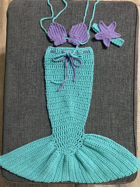 Baby Mermaid Crochet Crochet Baby Baby Mermaid Outfit Cute Crochet