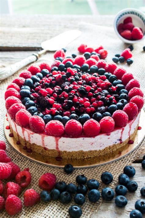 Frullate i biscotti al cioccolato aggiungendo il burro fuso e amalgamate bene. Cheesecake ai frutti di bosco - Le ricette di Simona ...