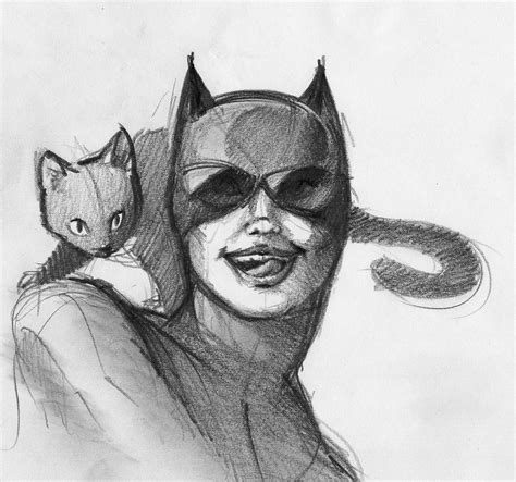 Catwoman Sketch By Robthedoodler On Deviantart