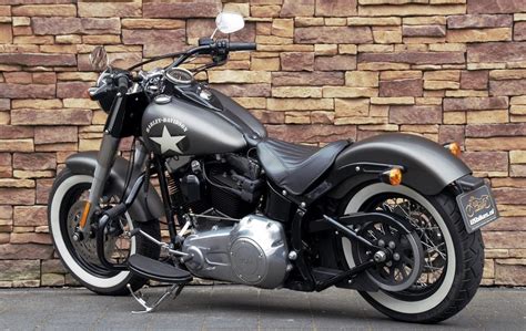 This one does have an upgraded vance & hines exhaust and a customer paint job on the fuel tank. 2012 Harley-Davidson FLS Softail Slim 103 ABS *VERKOCHT ...