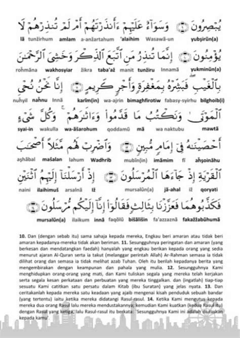 Surah Yasin Full Rumi Jawi Vermassive