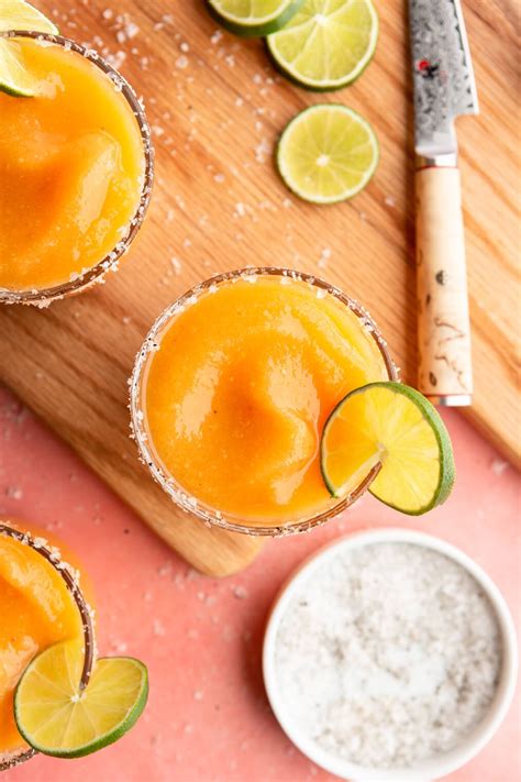 The Best Peach Margarita Recipe Fed And Fit