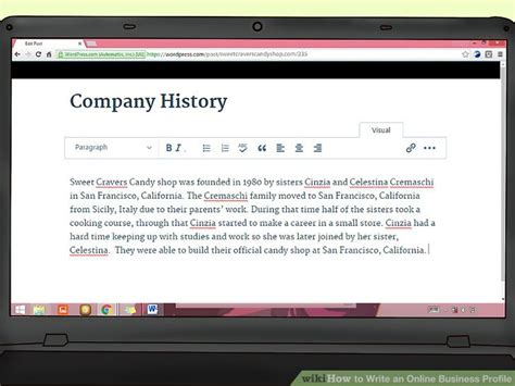 How to Write an Online Business Profile (with Pictures) - wikiHow