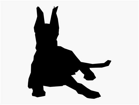 Dog Silhouette Laying Down Png Free Transparent Clipart Clipartkey