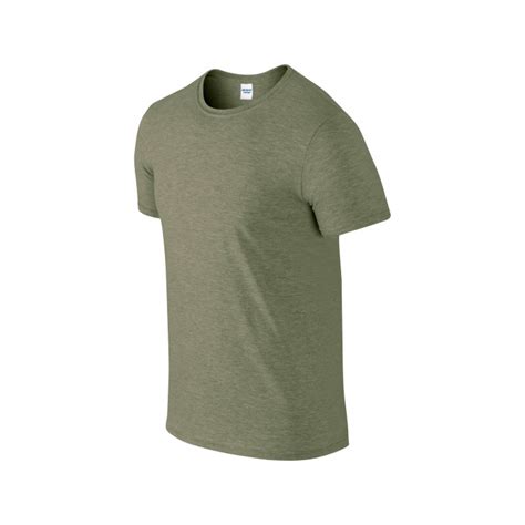 Gi64000 Softstyle Adult T Shirt Heather Military Green Gildan