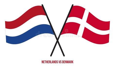netherlands and denmark the netherlandish and danish flags official proportion correct colors