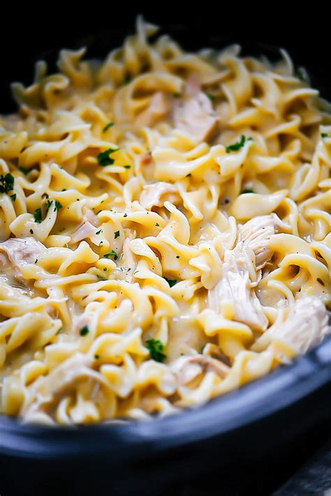 Slow Cooker Chicken And Noodles Life In The Lofthouse