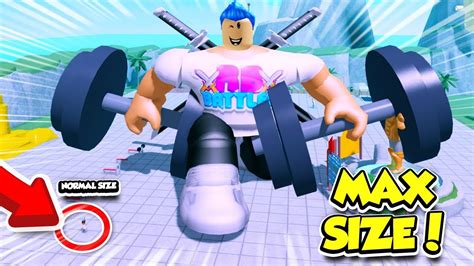 I Became The Strongest Weight Lifter Roblox Youtube Roblox Mobile Exploit