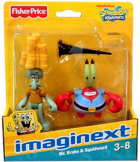 Fisher Price Spongebob Squarepants Imaginext Squidward Mr Krabs