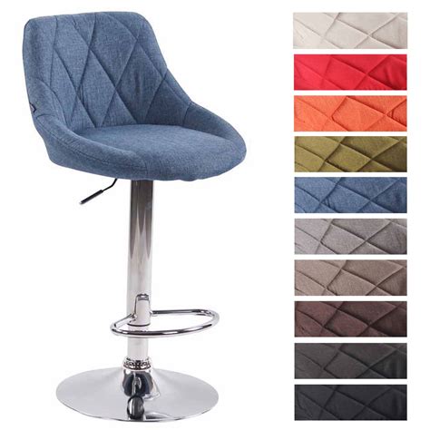 Now up to 70% off indoor chaise lounges! Tabouret de Bar LAZIO Tissu Hauteur Réglable Chaise Haute de Bar Repose-Pied | eBay