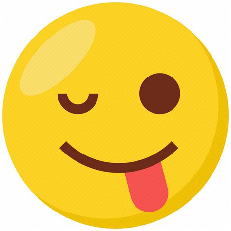 Emoji Face Emoticon Winking Tongue Icon Download On Iconfinder