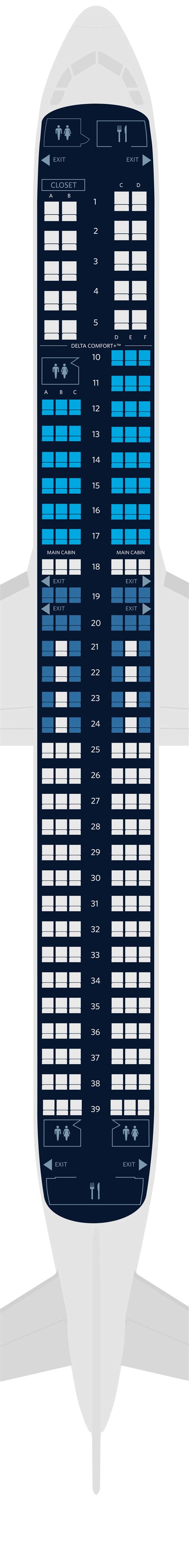 Airbus A321neo Seat Maps Specs And Amenities Delta Air Lines