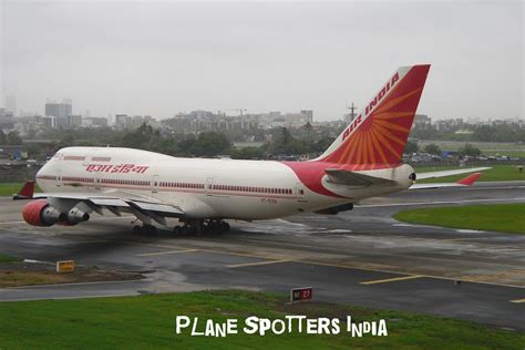Due to maintenance work near the main taxiway of mumbai airport. Air India - Boeing 747 - VT-EVB | Plane Spotters India ...