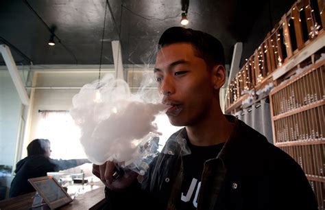 Even if kids are not vaping nicotine, vaping could still predict smoking initiation to the extent that vaping teaches kids to smoke and gets them used to the behavior. County Bans E-Cigs | San Jose Inside