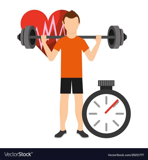 Fitness Aerobic Strength And Body Shaping Vector Image