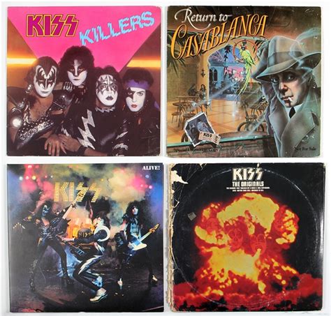 Lot Detail Kiss Albums