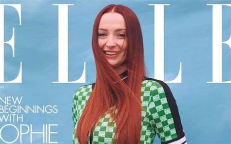 Pregnant Sophie Turner Shows Off Her Baby Bump On The Cover Of Elle Uk
