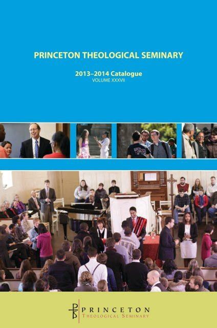 Pts Catalogue Princeton Theological Seminary