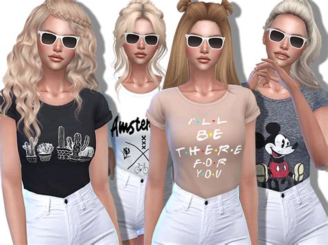 The Sims Resource Cute Summer T Shirts