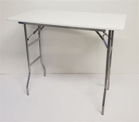 bar height rectangular extra tall folding table