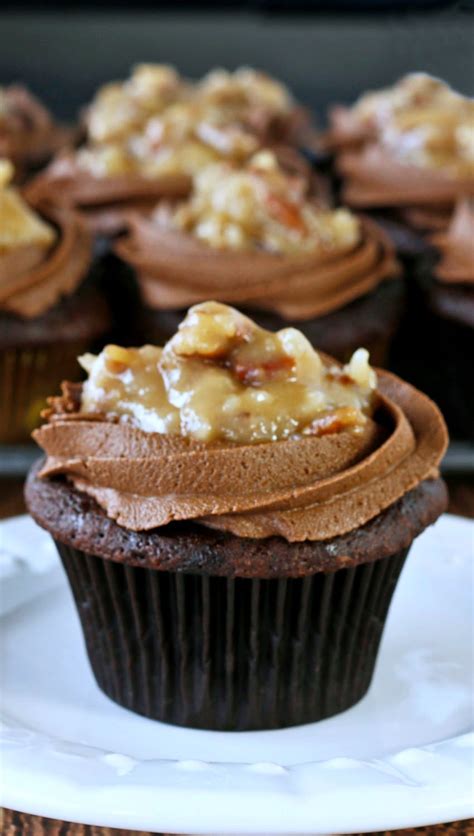 German Chocolate Cupcakes - Recipes Food and Cooking ...