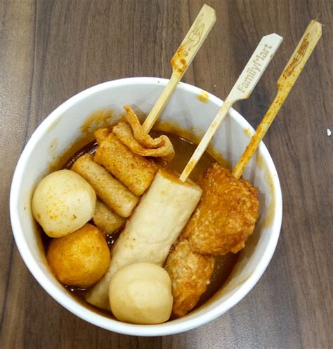 Family mart is a popular convenience store that can be found all over japan. (Eat to Live) or (Live to Eat): Oden FamilyMart