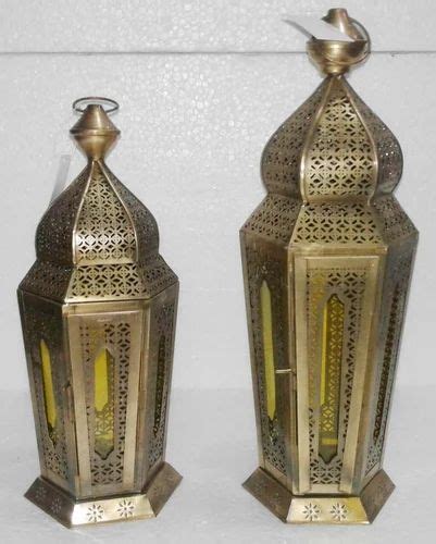 Iron Metal Moroccan Lantern Candle Holder Battery Type Non