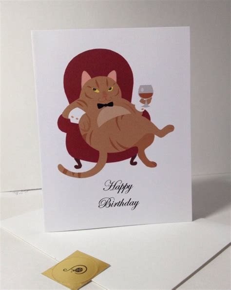 Happy Birthday You Weird Cat Lover Funny Snarky Humorous Etsy