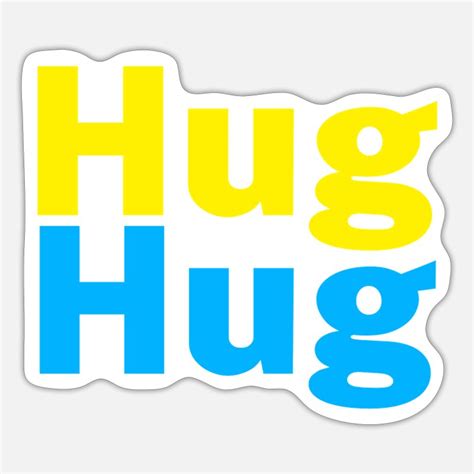 Hugging Stickers Unique Designs Spreadshirt