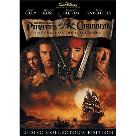 Джонни депп, джеффри раш, орландо блум и др. Pirates of the Caribbean: The Curse of the Black Pearl DVD ...