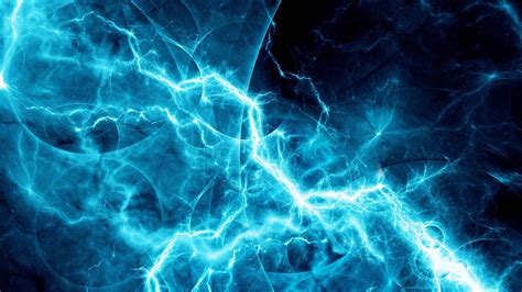 Blue Lightning Lightning Science Technology Background Image For