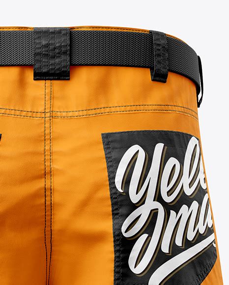 Download Work Pants Mockup in Apparel Mockups on Yellow Images ...