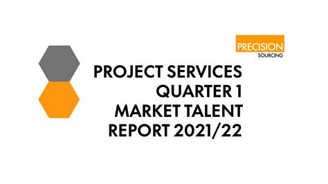 Project Services Q1 202122 Overview Precision Sourcing