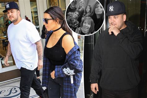 Rob Kardashian Smiles In Rare Photo Shared By Kim Kardashian